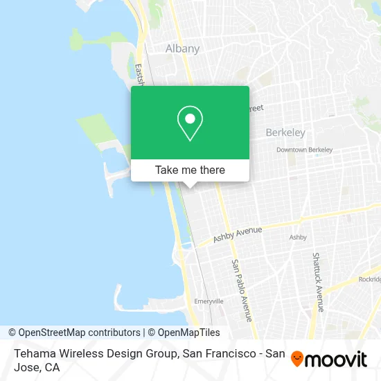 Tehama Wireless Design Group map