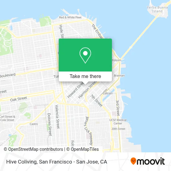 Hive Coliving map