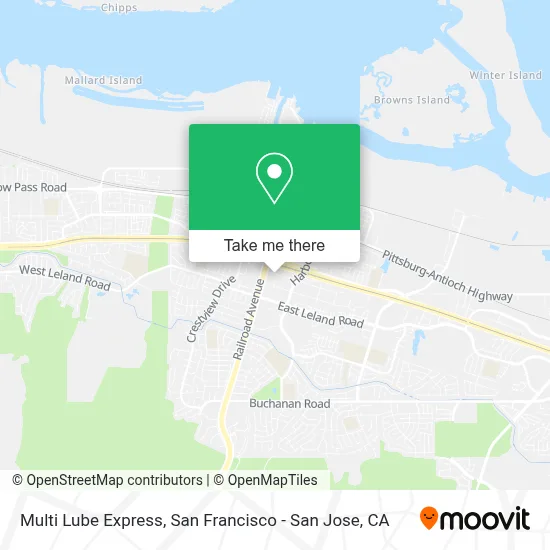 Multi Lube Express map
