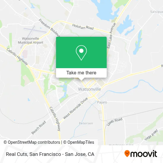Real Cuts map