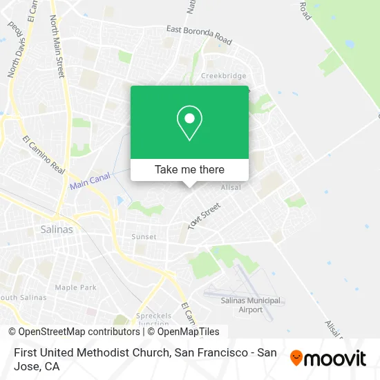 First United Methodist Church map