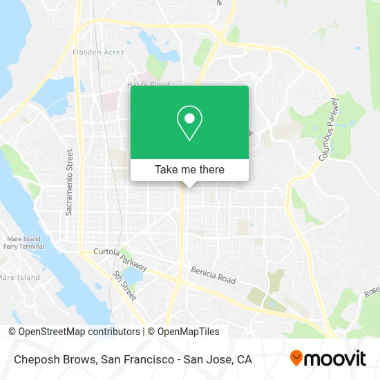 Cheposh Brows map