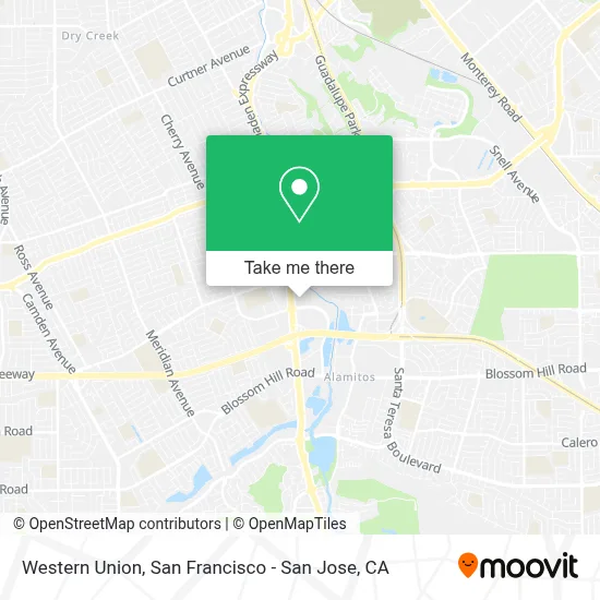 Western Union map