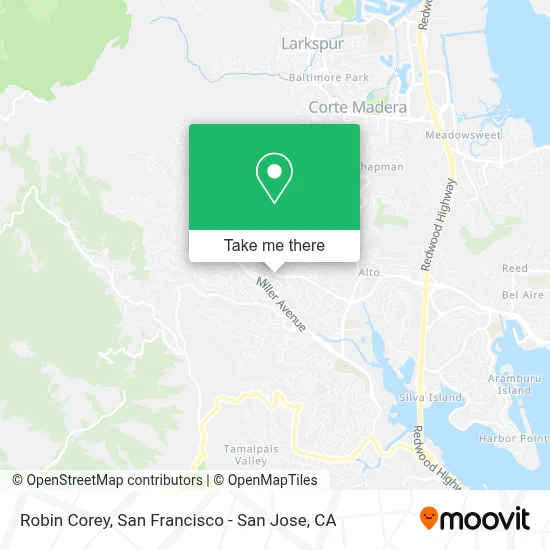 Robin Corey map