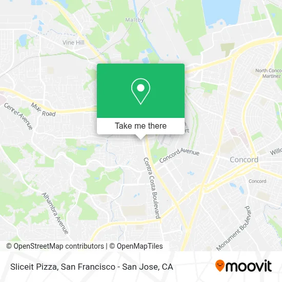 Sliceit Pizza map