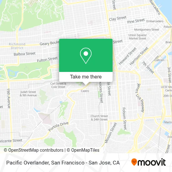 Pacific Overlander map