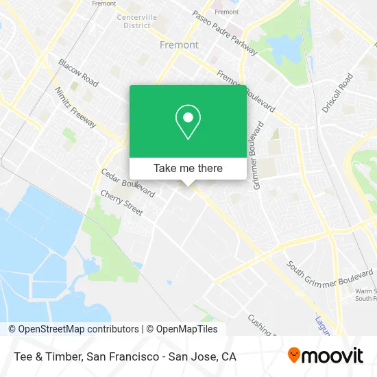 Tee & Timber map