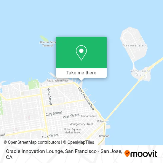 Oracle Innovation Lounge map