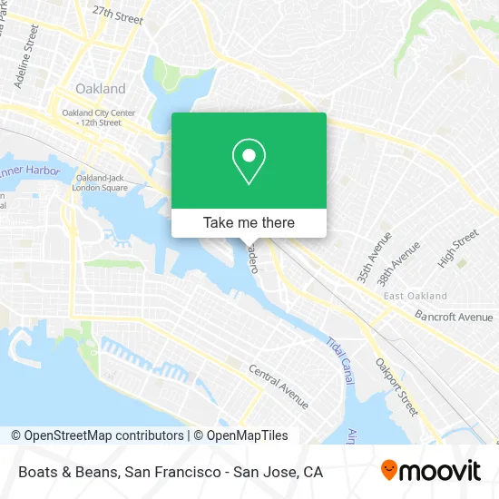 Boats & Beans map
