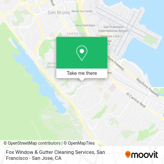 Fox Window & Gutter Cleaning Services map