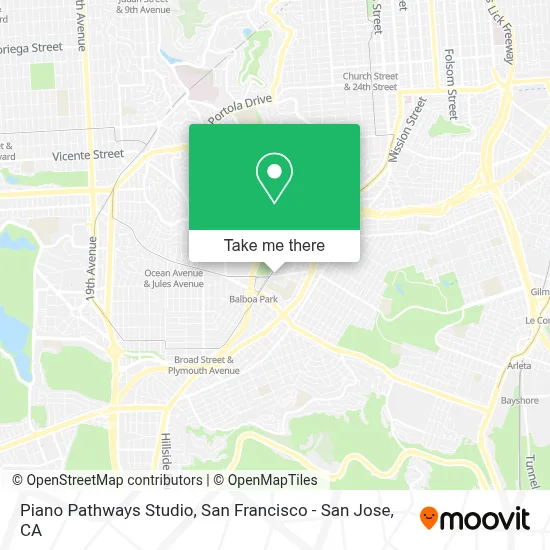 Piano Pathways Studio map