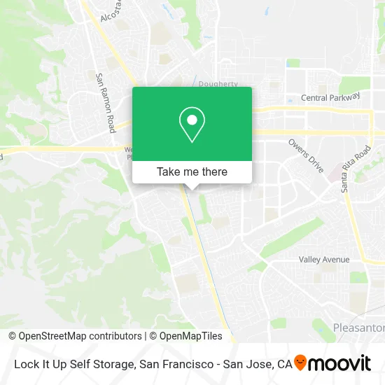 Lock It Up Self Storage map