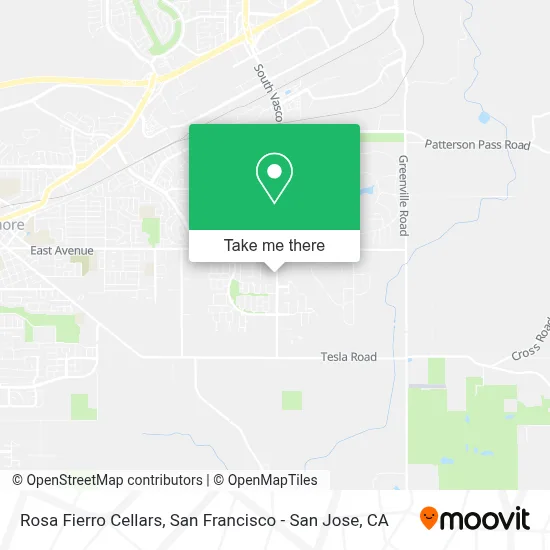 Rosa Fierro Cellars map