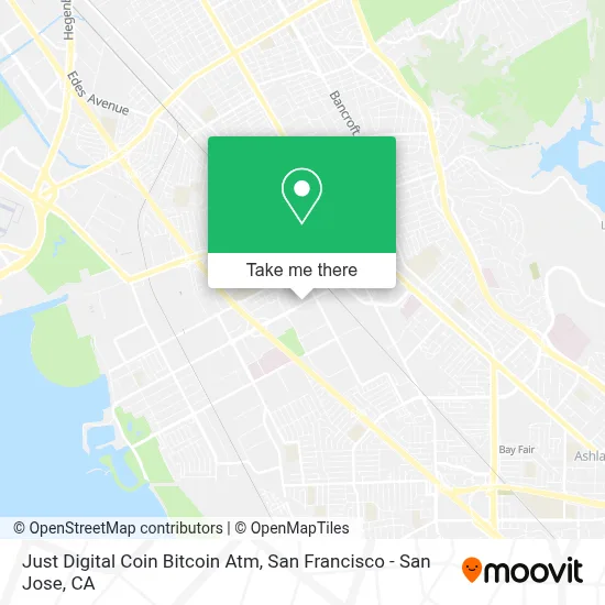 Just Digital Coin Bitcoin Atm map