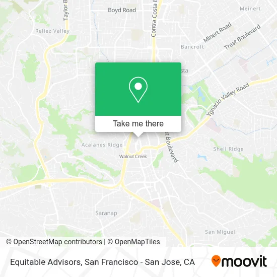 Equitable Advisors map