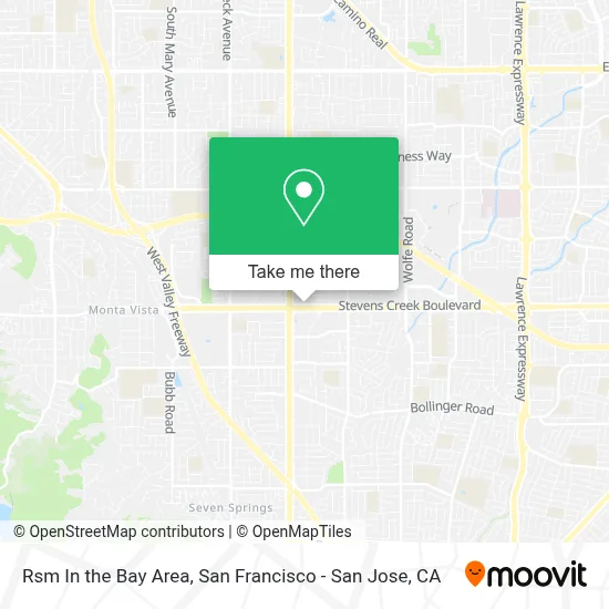 Rsm In the Bay Area map