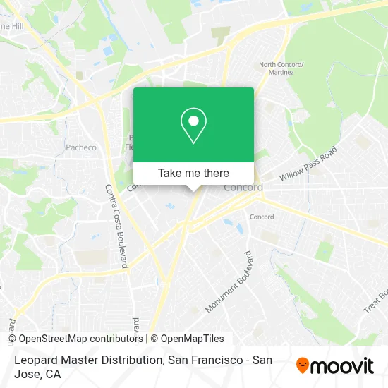 Leopard Master Distribution map
