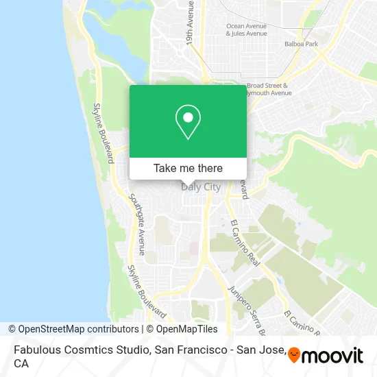 Fabulous Cosmtics Studio map
