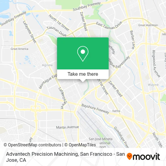 Advantech Precision Machining map