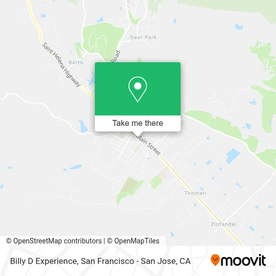Billy D Experience map
