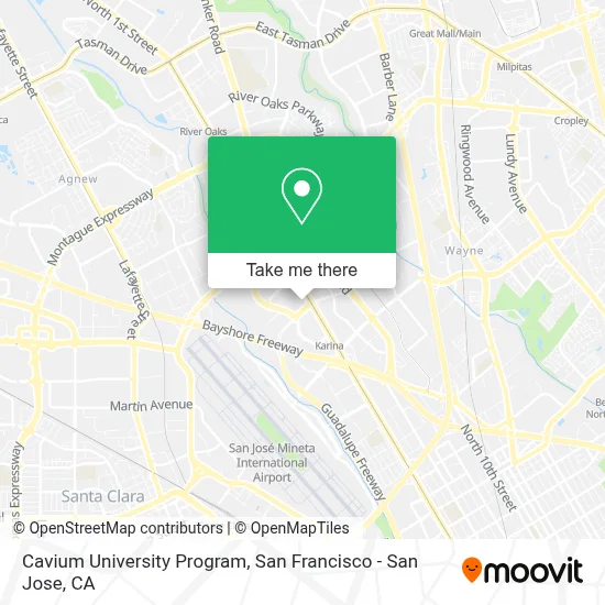 Cavium University Program map