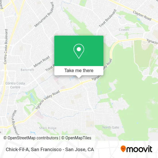 Chick-Fil-A map