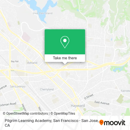 Pilgrim Learning Academy map