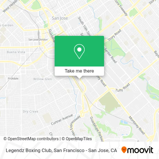 Legendz Boxing Club map