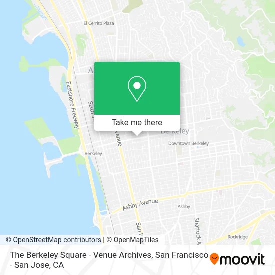 The Berkeley Square - Venue Archives map