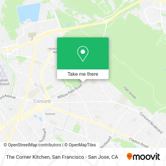 The Corner Kitchen map