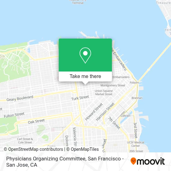 Physicians Organizing Committee map