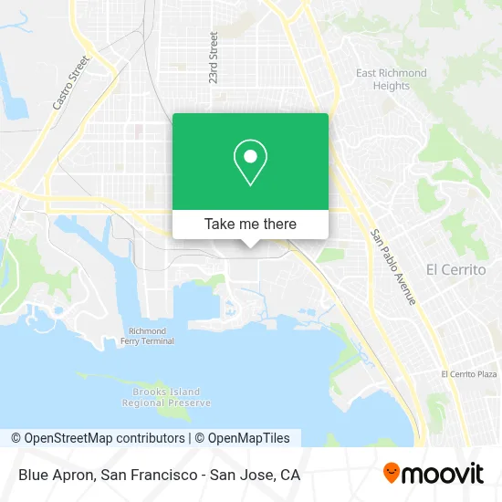 Blue Apron map