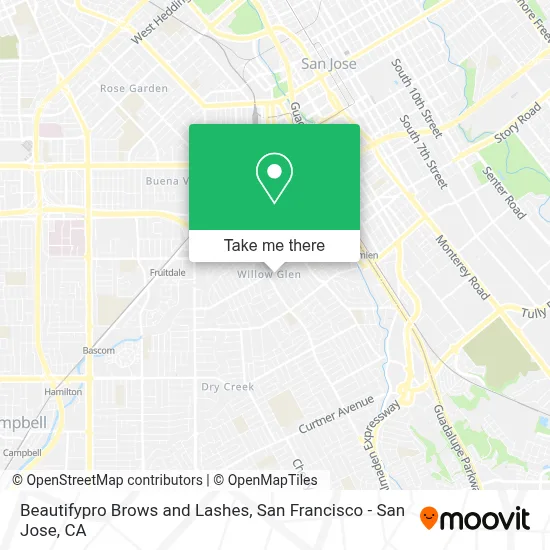 Beautifypro Brows and Lashes map