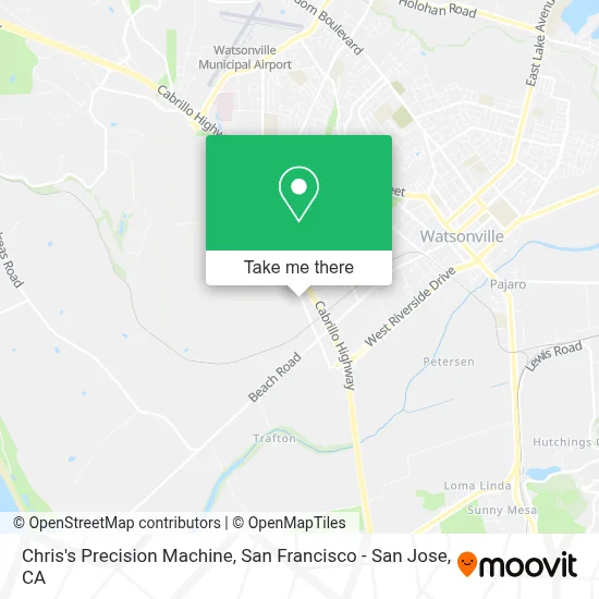 Chris's Precision Machine map