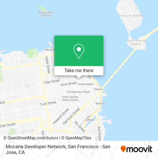 Mocana Developer Network map
