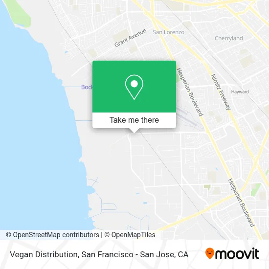 Vegan Distribution map