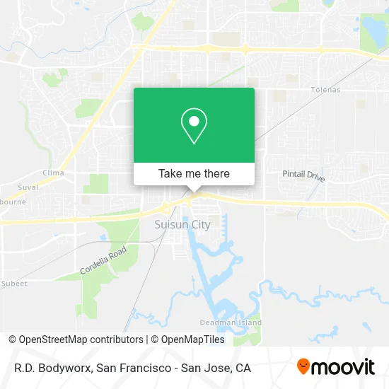 R.D. Bodyworx map