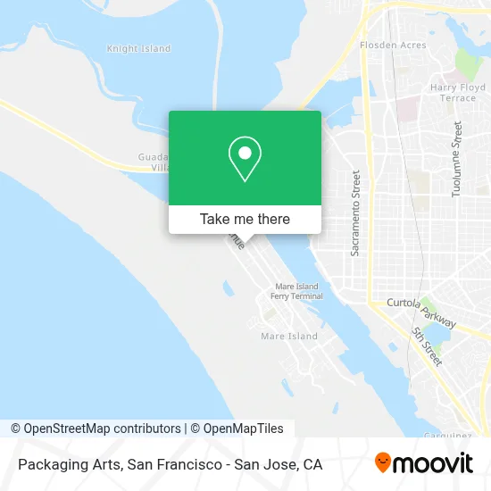 Packaging Arts map
