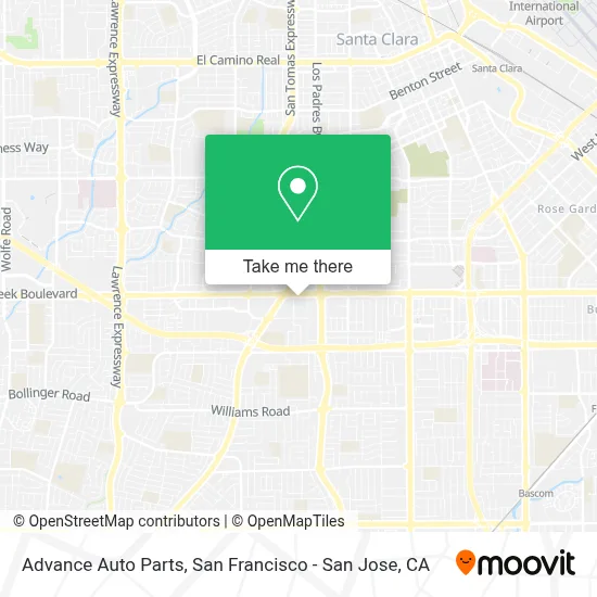 Advance Auto Parts map