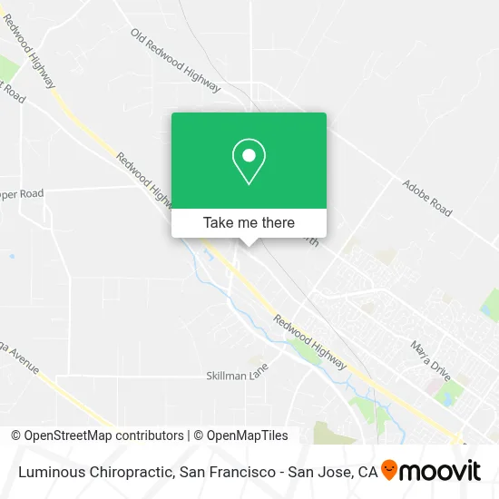 Luminous Chiropractic map