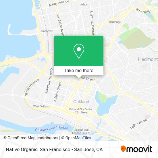 Native Organic map