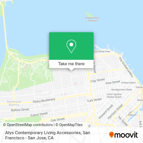Atys Contemporary Living Accessories map
