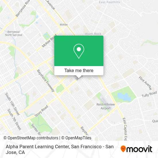 Alpha Parent Learning Center map