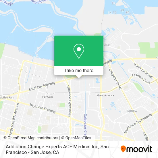 Addiction Change Experts ACE Medical Inc map