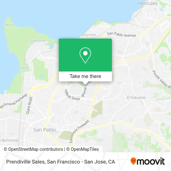 Prendiville Sales map