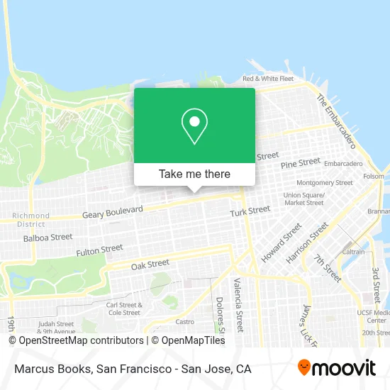 Marcus Books map