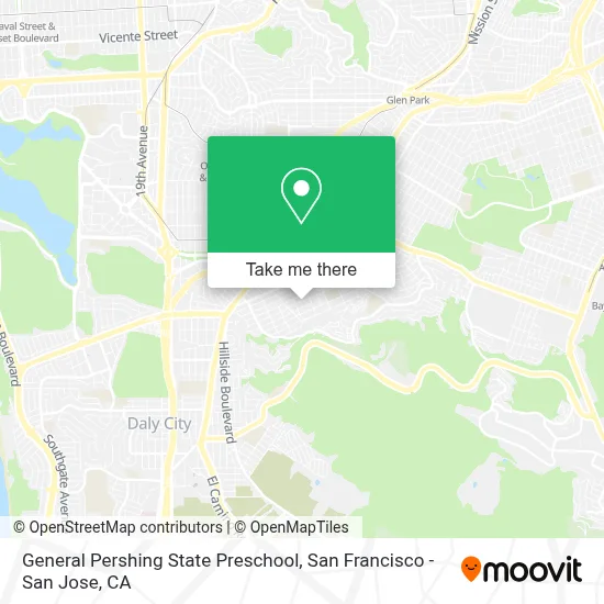 General Pershing State Preschool map