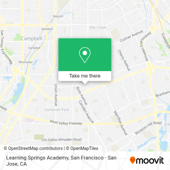 Learning Springs Academy map