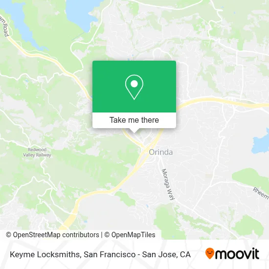 Keyme Locksmiths map