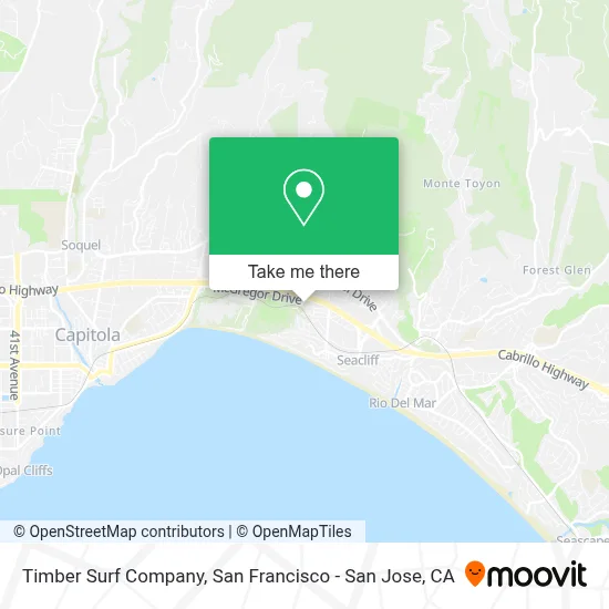 Timber Surf Company map